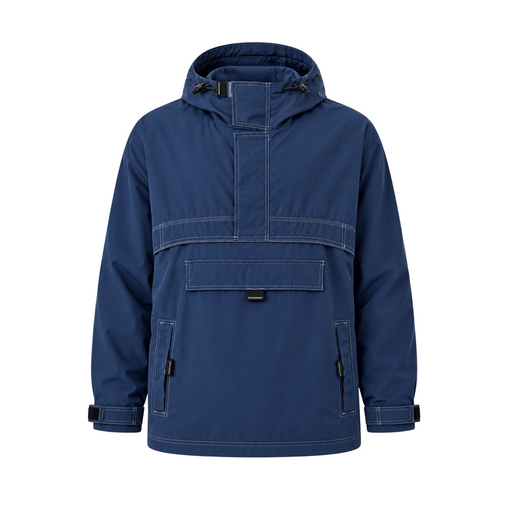 Vintage Oakley Software Anorak Pullover Jacket Snowboard Baggy Mens Large Blue